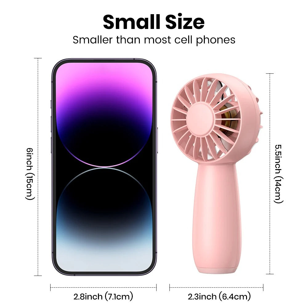 Mini Portable Handheld Rechargeable Fan