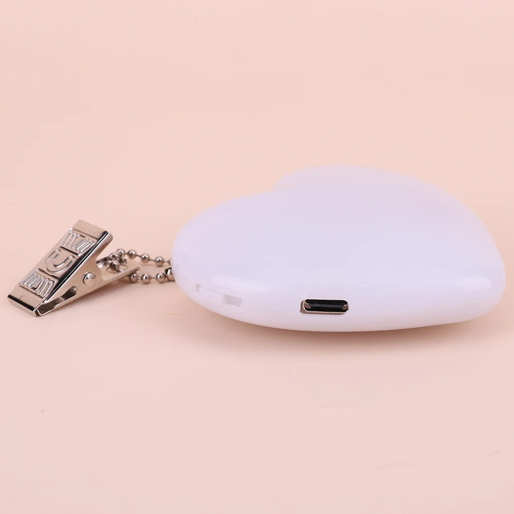 Heart Shape Mini LED Bag Light with Automatic Sensor
