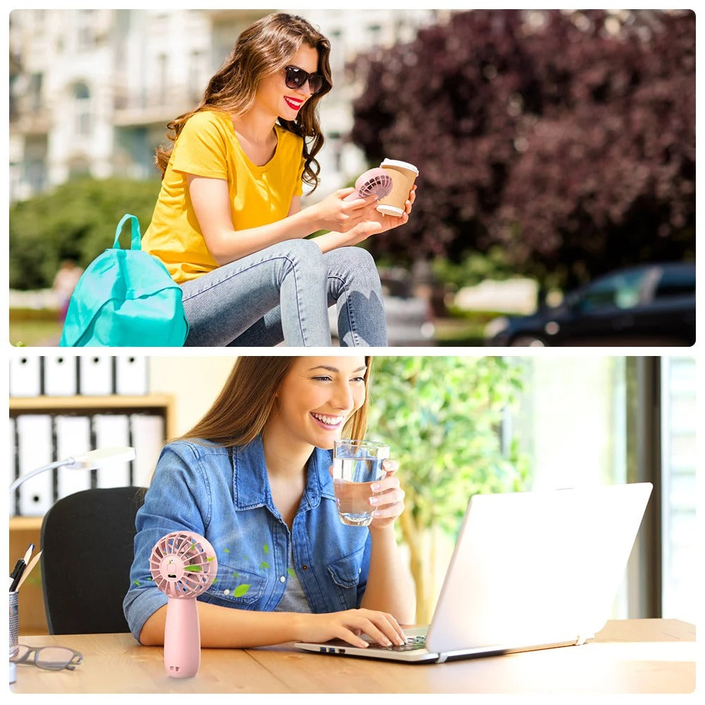 Mini Portable Handheld Rechargeable Fan
