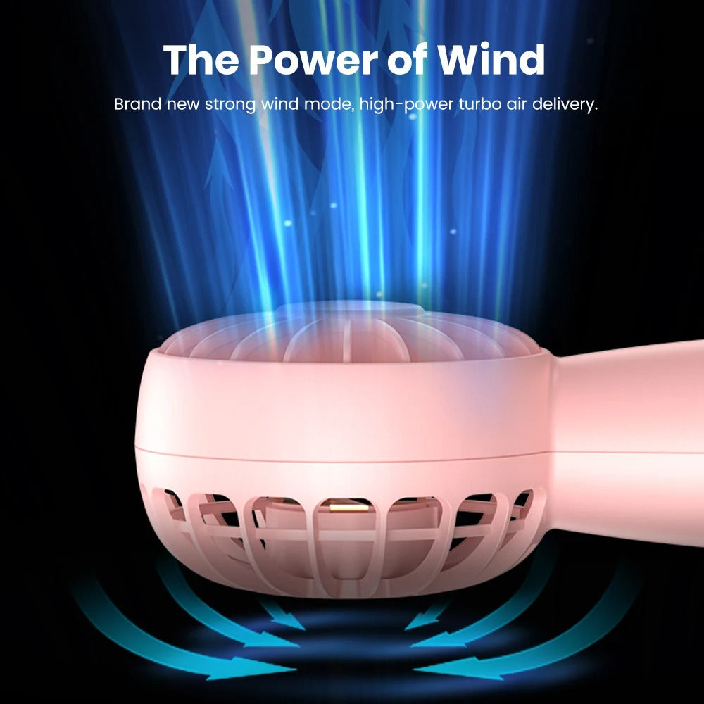 Mini Portable Handheld Rechargeable Fan